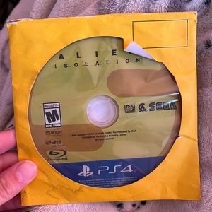Alien Isolation PS4 disc